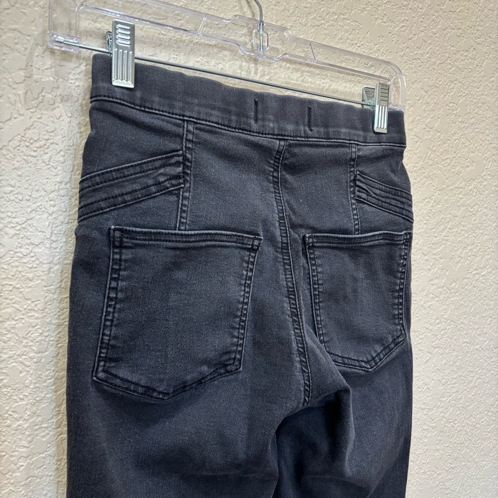 Free People | We the Free Feel Alright Pull On Skinny Jeans in Rinse Black Sz 25 - Picture 8 of 11